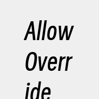 AllowOverride