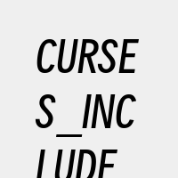 CURSES_INCLUDE_PATH