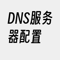 DNS服务器配置