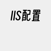 IIS配置