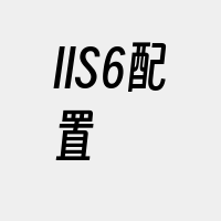IIS6配置