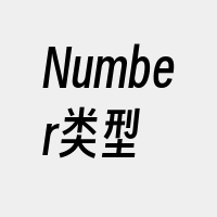 Number类型