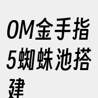 OM金手指5蜘蛛池搭建