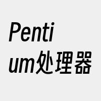 Pentium处理器