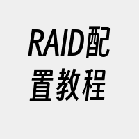 RAID配置教程