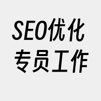 SEO优化专员工作