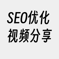 SEO优化视频分享