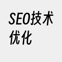 SEO技术优化