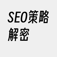 SEO策略解密