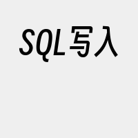 SQL写入