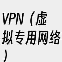 VPN（虚拟专用网络）