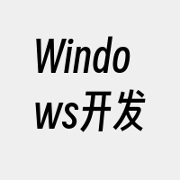 Windows开发