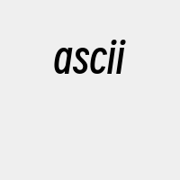 ascii