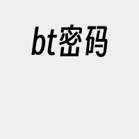 bt密码