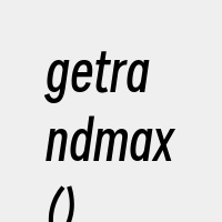 getrandmax()