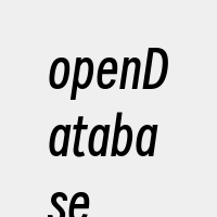 openDatabase
