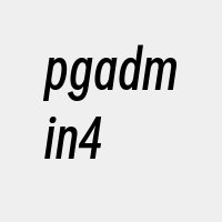 pgadmin4
