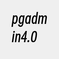 pgadmin4.0