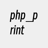 php_print