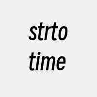 strtotime