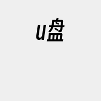 u盘